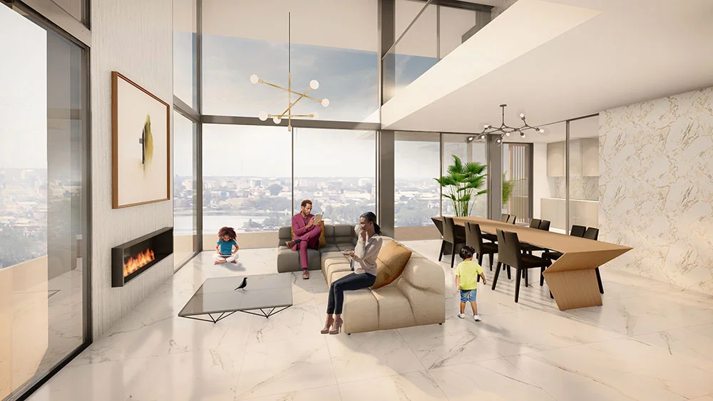 Appartements résidentiels de luxe WATERFRONT Abidjan - Teyliom