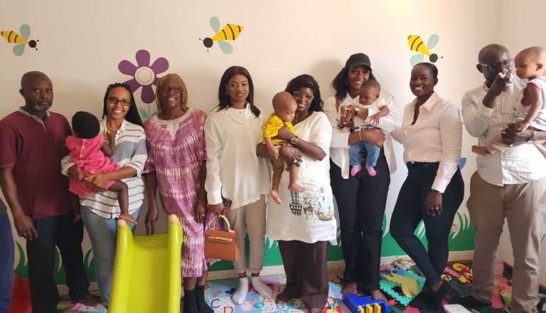 Donation handover to the Bambilor nursery